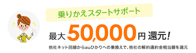 auひかり 乗りかえスタートサポート